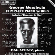 GERSHWIN ACHATZ - COMPLETE PIANO MUSIC CD