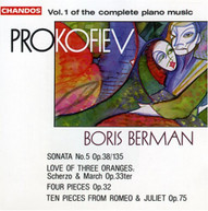 PROKOFIEV BERMAN - PIANO MUSIC 1 CD