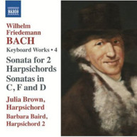 W.F. BACH /  BROWN / BAIRD - WORKS FOR HARPSICHORD 4 CD