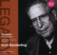 BRUCKNER SANDERLING BBCNSO BURTON-PAGE -PAGE - SYMPHONY NO. 3 CD