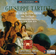 TARTINI L'ARTE DELL'ARCO GUGLIELMI - VIOLIN CONCERTOS 7 CD