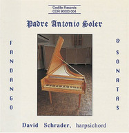 SOLER DAVID SCHRADER - FANDANGO & SONATAS 1 CD