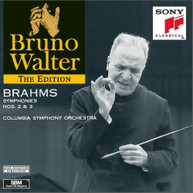 BRAHMS WALTER COLUMBIA SYMPHONY - SYMPHONIES 2 & 3 CD