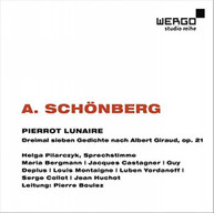 SCHOENBERG PILARCZYK BERGMANN CASTAGNER - PIERROT LUNAIRE CD