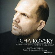 TCHAIKOVSKY DALLAS SYMPHONY ORCHESTRA ZWEDEN - SYMPHONY 4 SUITE 4 CD