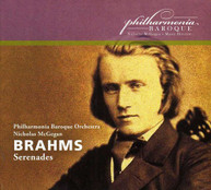 BRAHMS PHILHARMONIA BAROQUE ORCH MCGEGAN - SERENADES NOS 1 & 2 CD