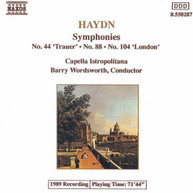HAYDN /  WORDSWORTH - SYMPHONIES 44, 88 & 104 CD