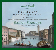 VIVALDI MALTIZOV BALTIC BAROQUE - SIX SONS OP. 5 CD