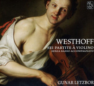WESTHOFF LETZBOR - PARTITAS FOR SOLO VIOLIN (DIGIPAK) CD