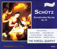 SCHUTZ KIRKBY PURCELL QUARTET - SYMPHONIAE SACRAE CD