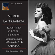 VERDI KARAJAN LASCALA ORCHESTRA & CHORUS - LA TRAVIATA CD