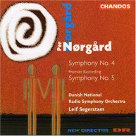 NORGARD SEGERSTAM DANISH NATIONAL RADIO SYMPH - SYMPHONIES 4 & 5 CD