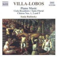 VILLA-LOBOS RUBINSKY -LOBOS RUBINSKY - PIANO MUSIC 3 CD