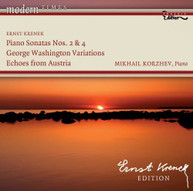 KRENEK KORZHEV - PIANO SONATAS NOS. 2 & 4 CD