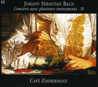 J.S. BACH CAFE ZIMMERMANN VALETTI FRISCH - CONCERTOS FOR DIVERSE CD