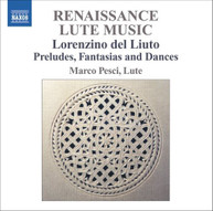 DEL LIUTO /  PESCI - RENAISSANCE LUTE MUSIC CD