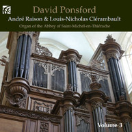 DAVID PONSFORD - FRENCH ORGAN MUSIC 3 CD