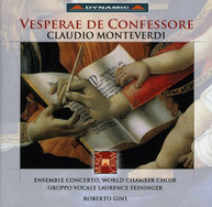 MONTEVERDI ENSEMBLE CONCERTO GINI - VESPERAE DE CONFESSORE CD
