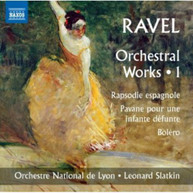 RAVEL GILBERT ORCH NATIONAL DE LYON SLATKIN - ORCHESTRAL MUSIC 1 CD