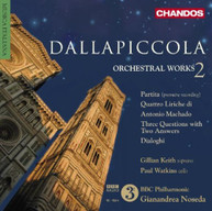 DALLAPICCOLA KEITH WATKINS BBC PHIL NOSEDA - ORCHESTRAL WORKS 2 CD