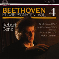 BEETHOVEN ROBERT BENZ - KLAVIERSONATEN 4 CD