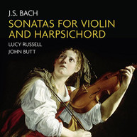 J.S. BACH BUTT RUSSELL - SONATAS FOR VIOLIN & HARPSICHORD CD