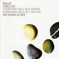 SIBELIUS HALLE ORCHESTRA ELDER - SYMPHONIES 1 & 3 CD