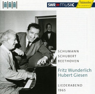 FRITZ WUNDERLICH GIESEN - LIEDERABEND 1965 CD