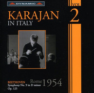 BEETHOVEN ORCHESTRA DI ROMA DELLA RAI KARAJAN - KARAJAN IN ITALY 2 CD