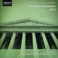 WIDOR NOLAN - COMPLETE ORGAN SYMPHONIS 1 CD