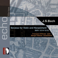 J.S. BACH D'ORAZIO TABACCO - SONATAS FOR VIOLIN & HARPSICHORD CD
