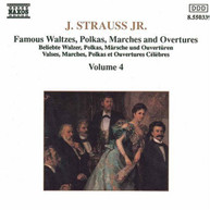 J. STRAUSS - WALTZES, POLKAS, MARCHES & OVERTURES 4 CD