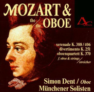 MOZART DENT - MOZART AND THE OBOE CD
