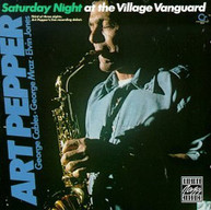 ART PEPPER - SATURDAY NIGHT AT THE VILLAGE VANGURAD CD