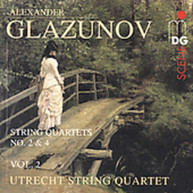 GLAZUNOV UTRECHT STRING QUARTET - COMPLETE STRING QUARTETS 2 CD