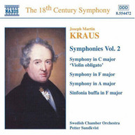 KRAUS SWEDISH CHAMBER ORCHESTRA SUNDKVIST - SYMPHONIES 2 CD