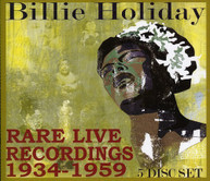 BILLIE HOLIDAY - RARE LIVE RECORDINGS 1935-1959 CD