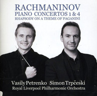 RACHMANINOV TRPCESKI PETRENKO - PIANO CONCERTOS 1 & 4 CD