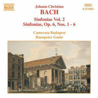 J.S. BACH /  GMUR / CAMERATA BUDAPEST - SINFONIAS 2 CD