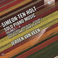 TEN HOLT JEROEN - SOLO PIANO MUSIC 1 VAN VEEN - SOLO PIANO MUSIC 1-5 CD