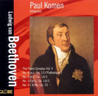 BEETHOVEN KOMEN - PIANO SONATAS 5 CD