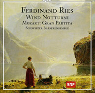 RIES SCHWEIZER BLAESERENSEMBLE - NOTTURNI GRAN PARTITA CD