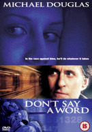 DON`T SAY A WORD (UK) DVD