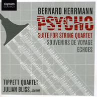 HERRMANN BLISS TIPPETT STRING QUARTET - HERRMANN PSYCHO SUITE CD