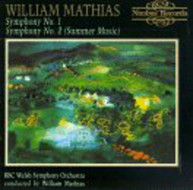 MATHIAS BBC WELSH SYMPHONY ORCHESTRA - SYMPHONIES 1 & 2 CD