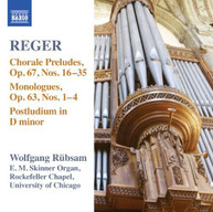 REGER - ORGAN WORKS VOL 15 CD