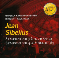 SIBELIUS UPPSALA CHAMBER ORCH - SYMPHONIES 3 & 4 CD