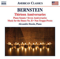 BERNSTEIN ALEXANDRE DOSSIN - PIANO MUSIC CD