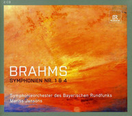 BRAHMS JANSONS - SYMPHONIES NOS. 1 & 4 CD