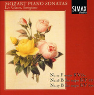 MOZART GLASER - PIANO SONATAS 12 13 & 17 CD